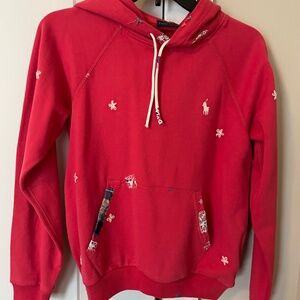 Polo Ralph Lauren Pink Patch Hoodie - S
